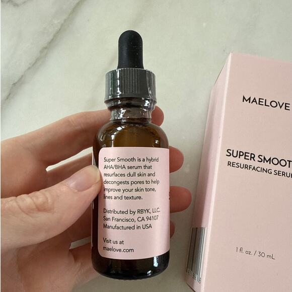 Maelove Skincare Super Smooth Resurfacing Serum 1 fl oz - Picture 2 of 2